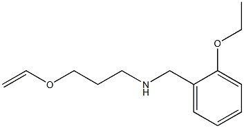 [3-(ethenyloxy)propyl][(2-ethoxyphenyl)methyl]amine 구조식 이미지