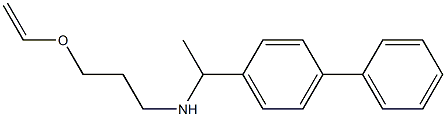 [3-(ethenyloxy)propyl][1-(4-phenylphenyl)ethyl]amine Structure