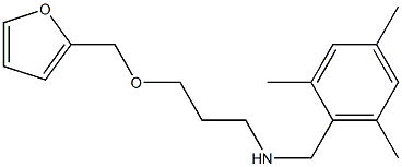 [3-(furan-2-ylmethoxy)propyl][(2,4,6-trimethylphenyl)methyl]amine Structure