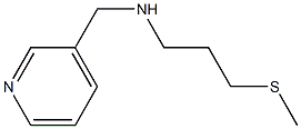 [3-(methylsulfanyl)propyl](pyridin-3-ylmethyl)amine Structure