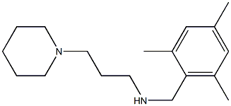 [3-(piperidin-1-yl)propyl][(2,4,6-trimethylphenyl)methyl]amine Structure