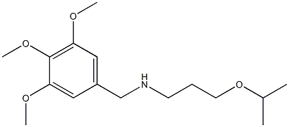 [3-(propan-2-yloxy)propyl][(3,4,5-trimethoxyphenyl)methyl]amine Structure