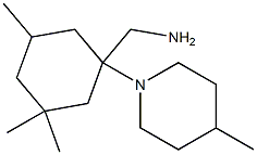 [3,3,5-trimethyl-1-(4-methylpiperidin-1-yl)cyclohexyl]methanamine Structure
