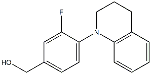 [3-fluoro-4-(1,2,3,4-tetrahydroquinolin-1-yl)phenyl]methanol 구조식 이미지