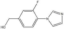 [3-fluoro-4-(1H-imidazol-1-yl)phenyl]methanol 구조식 이미지