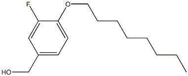 [3-fluoro-4-(octyloxy)phenyl]methanol 구조식 이미지