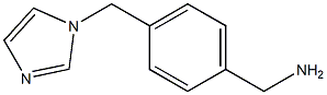 [4-(1H-imidazol-1-ylmethyl)phenyl]methanamine 구조식 이미지