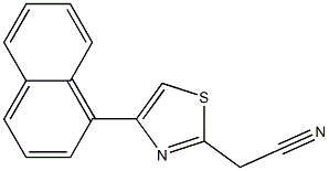 [4-(1-naphthyl)-1,3-thiazol-2-yl]acetonitrile Structure