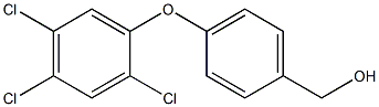 [4-(2,4,5-trichlorophenoxy)phenyl]methanol Structure