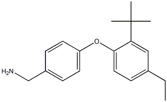 [4-(2-tert-butyl-4-ethylphenoxy)phenyl]methanamine 구조식 이미지