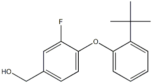[4-(2-tert-butylphenoxy)-3-fluorophenyl]methanol 구조식 이미지