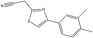 [4-(3,4-dimethylphenyl)-1,3-thiazol-2-yl]acetonitrile Structure