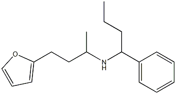 [4-(furan-2-yl)butan-2-yl](1-phenylbutyl)amine Structure