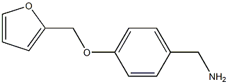 [4-(furan-2-ylmethoxy)phenyl]methanamine Structure