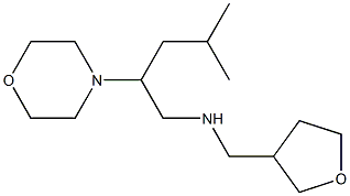 [4-methyl-2-(morpholin-4-yl)pentyl](oxolan-3-ylmethyl)amine Structure