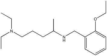 [5-(diethylamino)pentan-2-yl][(2-ethoxyphenyl)methyl]amine Structure