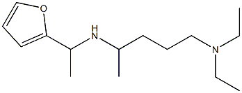 [5-(diethylamino)pentan-2-yl][1-(furan-2-yl)ethyl]amine Structure