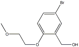 [5-bromo-2-(2-methoxyethoxy)phenyl]methanol 구조식 이미지