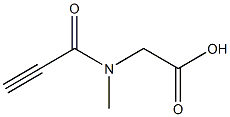 [methyl(propioloyl)amino]acetic acid Structure