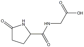 {[(5-oxopyrrolidin-2-yl)carbonyl]amino}acetic acid 구조식 이미지