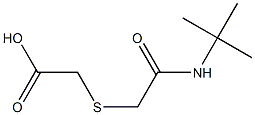 {[2-(tert-butylamino)-2-oxoethyl]thio}acetic acid 구조식 이미지