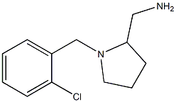 {1-[(2-chlorophenyl)methyl]pyrrolidin-2-yl}methanamine Structure