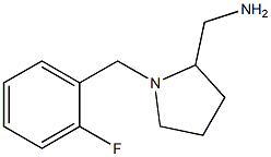 {1-[(2-fluorophenyl)methyl]pyrrolidin-2-yl}methanamine Structure