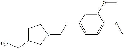 {1-[2-(3,4-dimethoxyphenyl)ethyl]pyrrolidin-3-yl}methylamine Structure