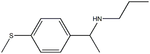 {1-[4-(methylsulfanyl)phenyl]ethyl}(propyl)amine Structure