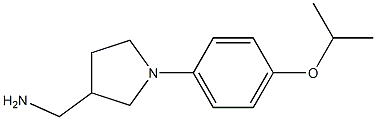 {1-[4-(propan-2-yloxy)phenyl]pyrrolidin-3-yl}methanamine Structure