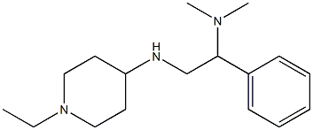 {2-[(1-ethylpiperidin-4-yl)amino]-1-phenylethyl}dimethylamine Structure