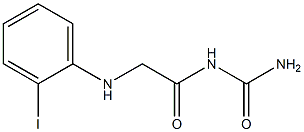 {2-[(2-iodophenyl)amino]acetyl}urea 구조식 이미지