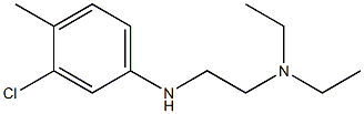 {2-[(3-chloro-4-methylphenyl)amino]ethyl}diethylamine Structure