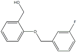 {2-[(3-fluorophenyl)methoxy]phenyl}methanol Structure