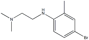 {2-[(4-bromo-2-methylphenyl)amino]ethyl}dimethylamine 구조식 이미지