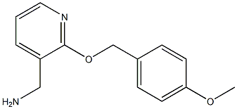 {2-[(4-methoxyphenyl)methoxy]pyridin-3-yl}methanamine 구조식 이미지