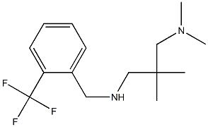 {2-[(dimethylamino)methyl]-2-methylpropyl}({[2-(trifluoromethyl)phenyl]methyl})amine 구조식 이미지