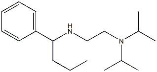 {2-[bis(propan-2-yl)amino]ethyl}(1-phenylbutyl)amine Structure