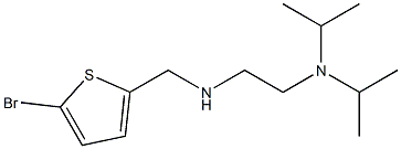 {2-[bis(propan-2-yl)amino]ethyl}[(5-bromothiophen-2-yl)methyl]amine Structure