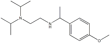 {2-[bis(propan-2-yl)amino]ethyl}[1-(4-methoxyphenyl)ethyl]amine 구조식 이미지