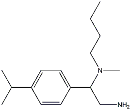 {2-amino-1-[4-(propan-2-yl)phenyl]ethyl}(butyl)methylamine 구조식 이미지