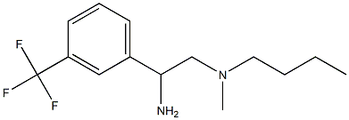 {2-amino-2-[3-(trifluoromethyl)phenyl]ethyl}(butyl)methylamine 구조식 이미지