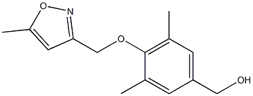 {3,5-dimethyl-4-[(5-methyl-1,2-oxazol-3-yl)methoxy]phenyl}methanol 구조식 이미지