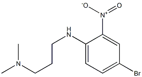 {3-[(4-bromo-2-nitrophenyl)amino]propyl}dimethylamine Structure