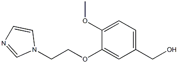 {3-[2-(1H-imidazol-1-yl)ethoxy]-4-methoxyphenyl}methanol Structure