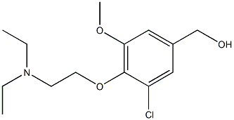 {3-chloro-4-[2-(diethylamino)ethoxy]-5-methoxyphenyl}methanol Structure