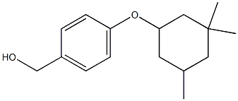 {4-[(3,3,5-trimethylcyclohexyl)oxy]phenyl}methanol 구조식 이미지