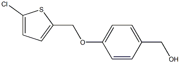 {4-[(5-chlorothiophen-2-yl)methoxy]phenyl}methanol 구조식 이미지