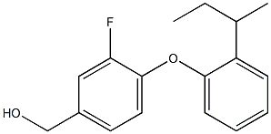 {4-[2-(butan-2-yl)phenoxy]-3-fluorophenyl}methanol Structure