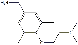 {4-[2-(dimethylamino)ethoxy]-3,5-dimethylphenyl}methanamine Structure